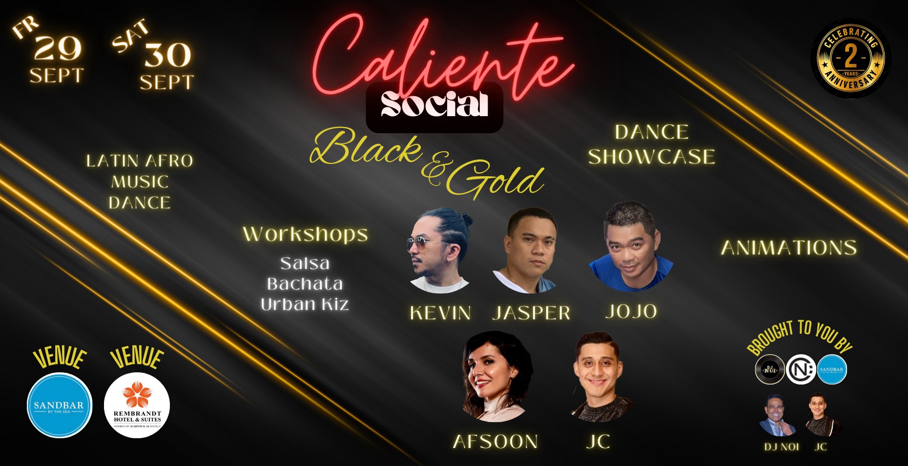 Sábado Caliente - Black & Gold Anniversary