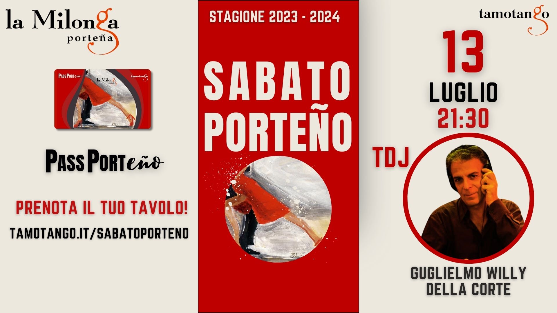 Sabato Porteño - TDJ GUGLIELMO WILLY DELLA CORTE