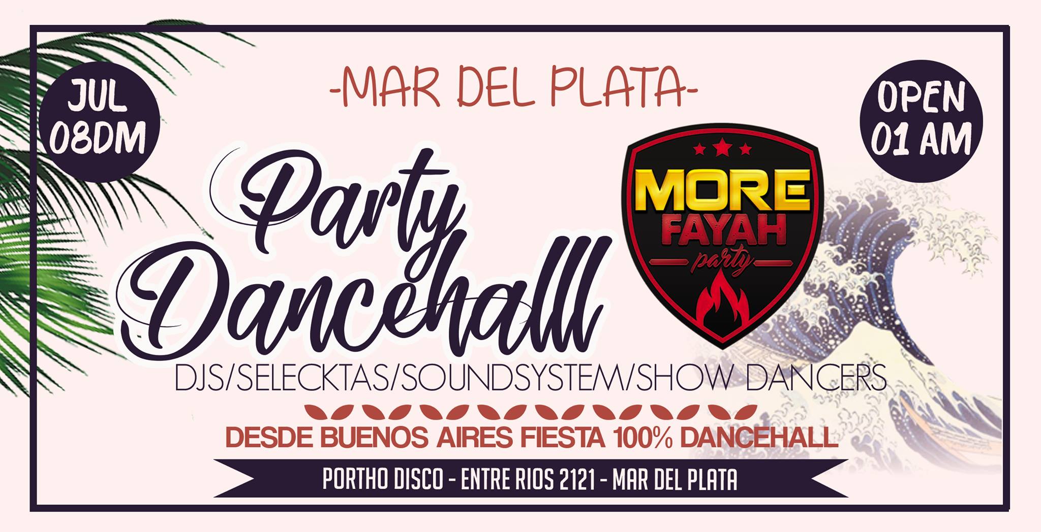 Hoy La bomba en Mardelplata morefayah dancehallparty