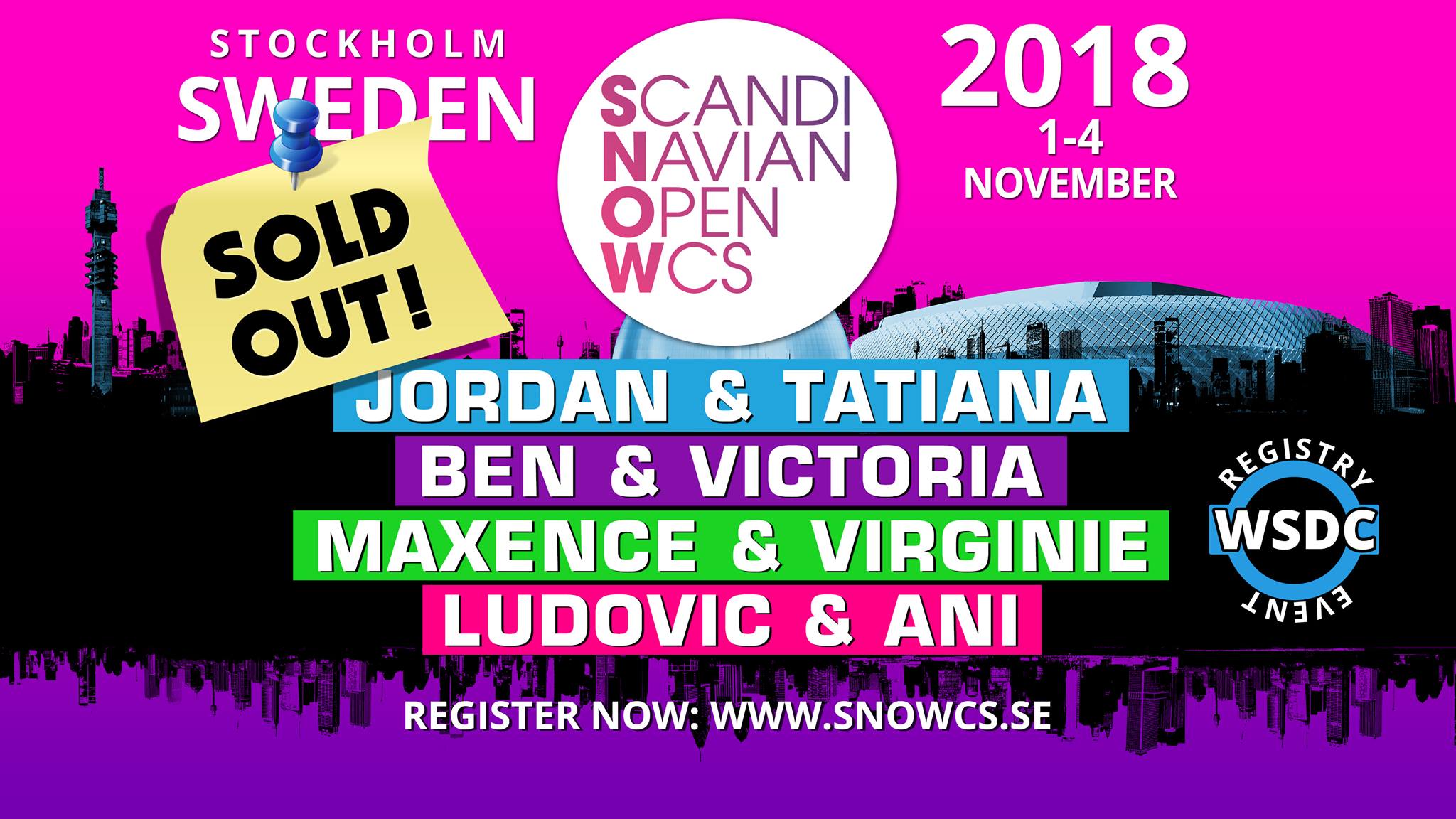 Scandinavian Open 2018 (WSDC Registry Event)