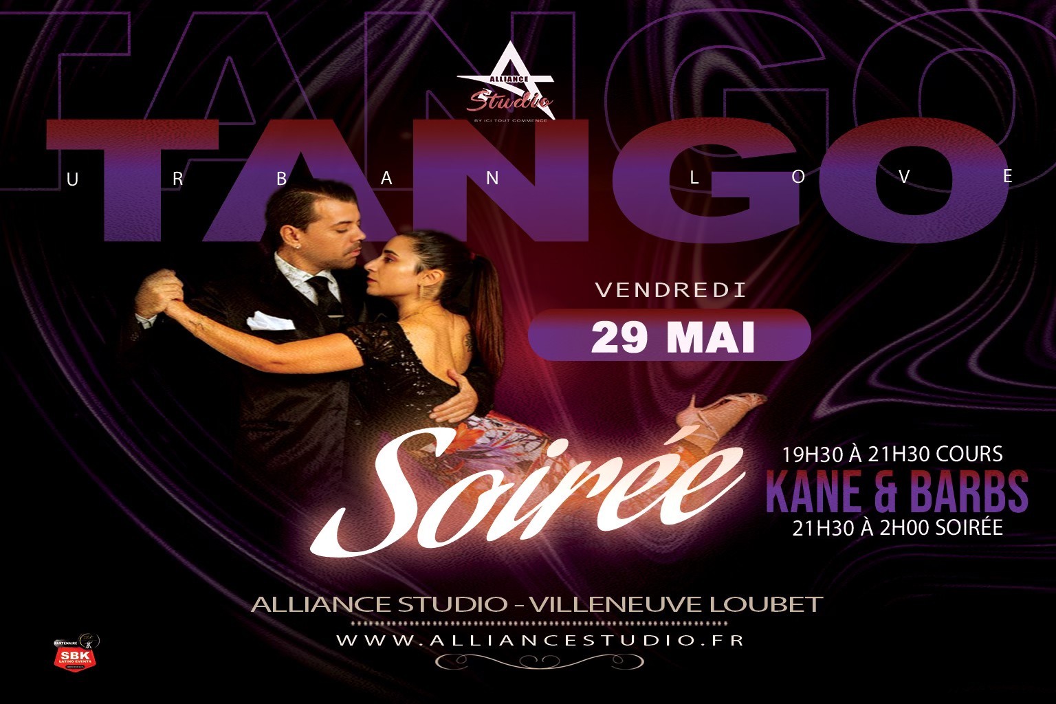 Soirée et cours Tango Élégance & Passion