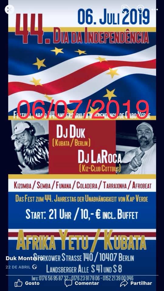 Festa Da Independência De Cabo Verde 44Anos