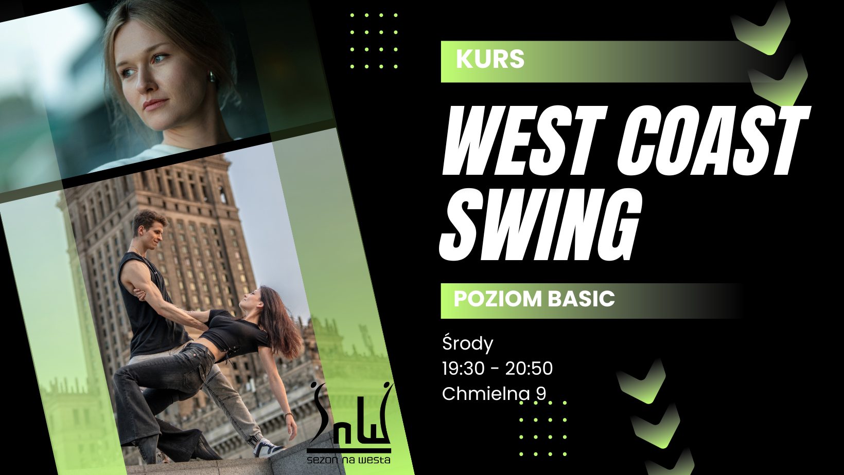 West Coast Swing - kurs przyspieszony, poziom Basic