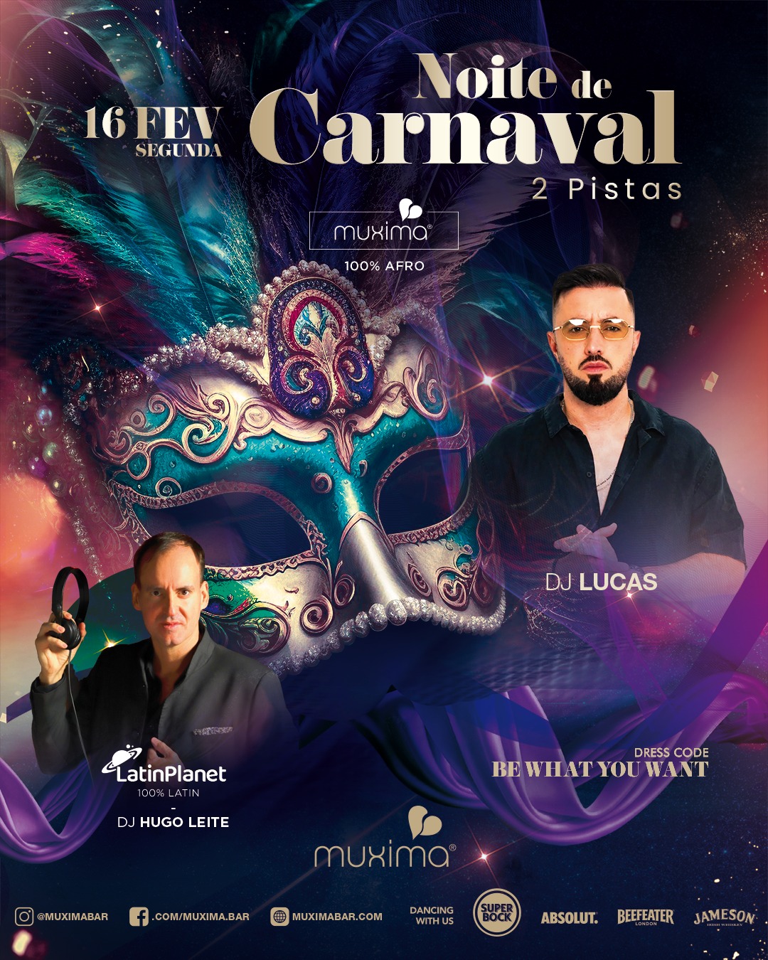 💔 SEGUNDA - 16 FEV -🔥 CARNAVAL🔥 2 pistas