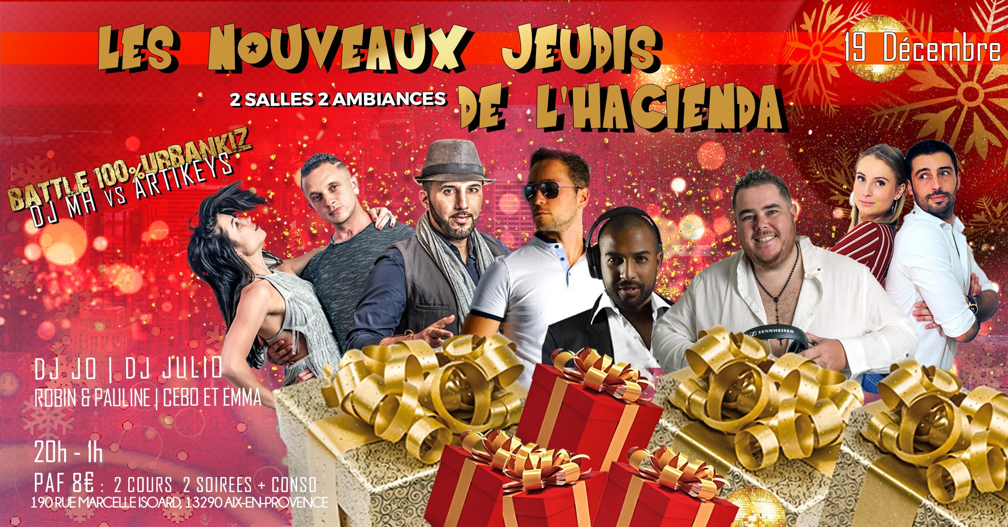 Les Nouveaux Jeudis de L'hacienda 19 Decembre