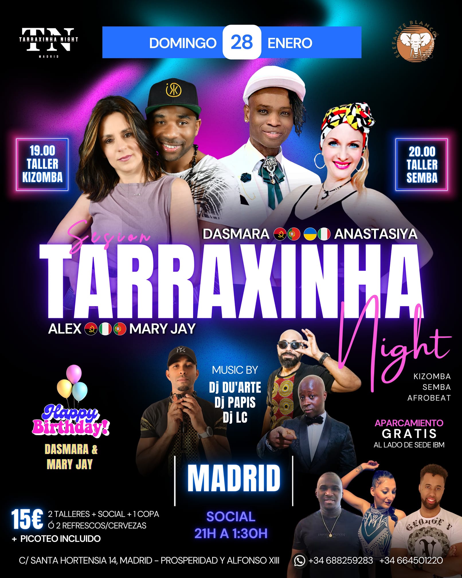 TARRAXINHA NIGHT - Madrid ๐ช๐ฆ