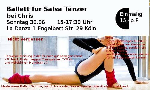 Ballett für Salsa Tänzer