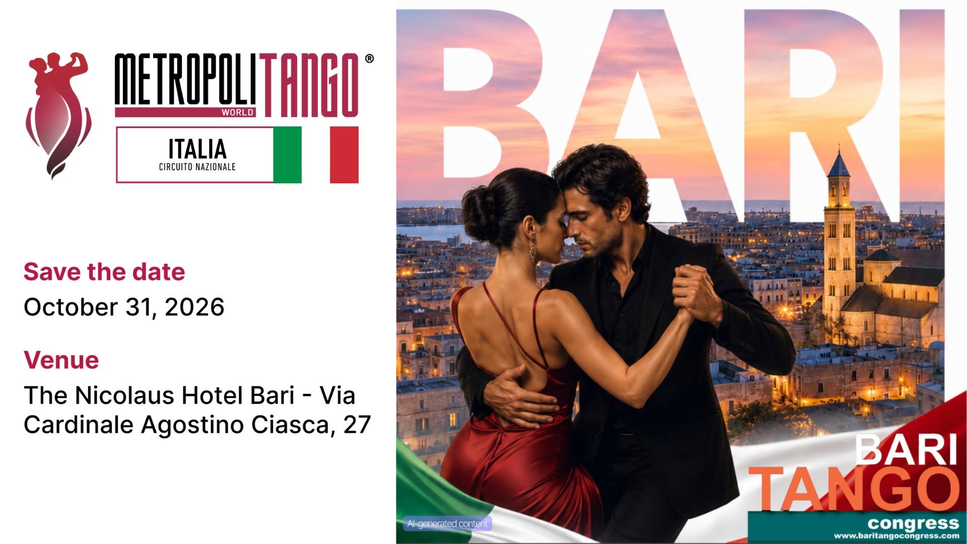 Bari, Italy - Metropolitango Cup