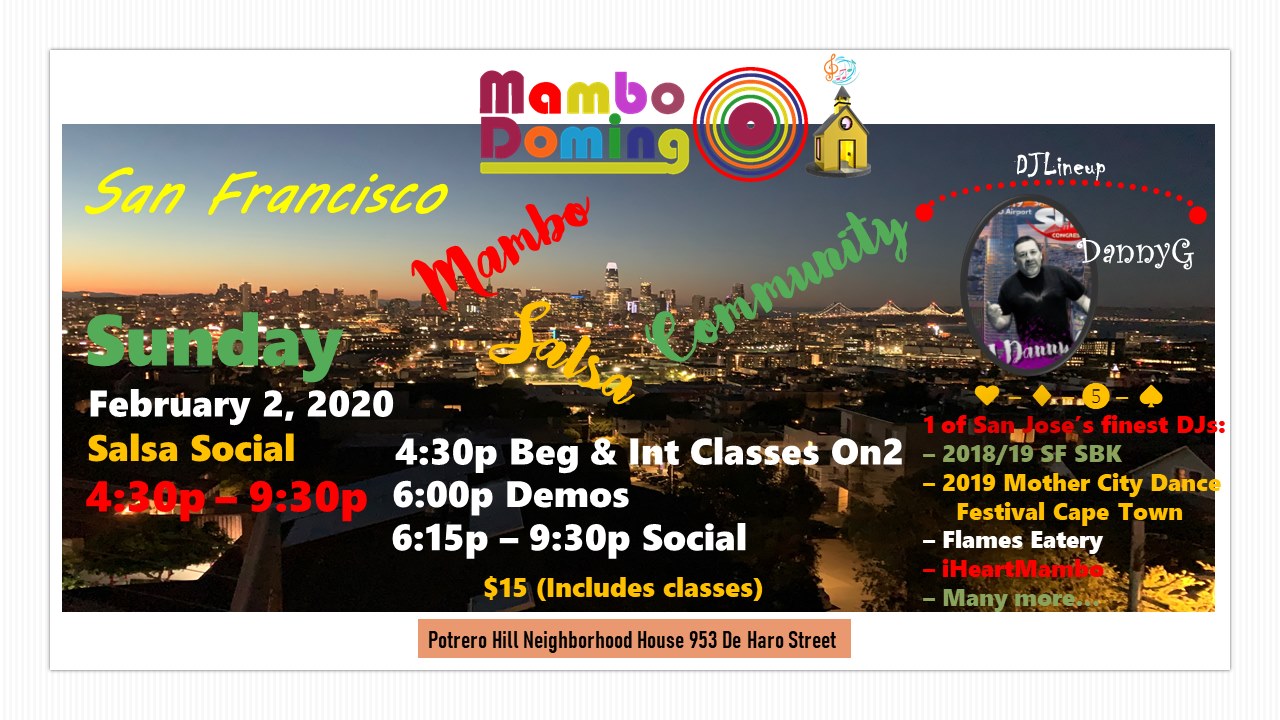 Mambo Domingo Mambo Salsa Social