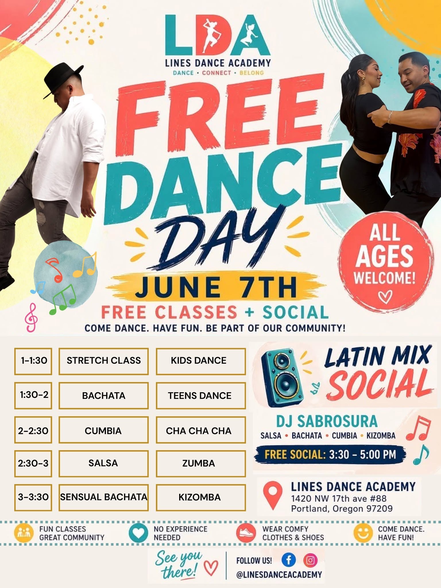 LDA - FREE Dance Day - June 7th