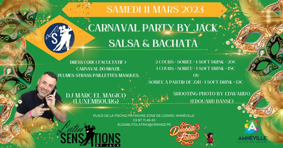 Carnaval Party by Jack. - Salsa & Bachata