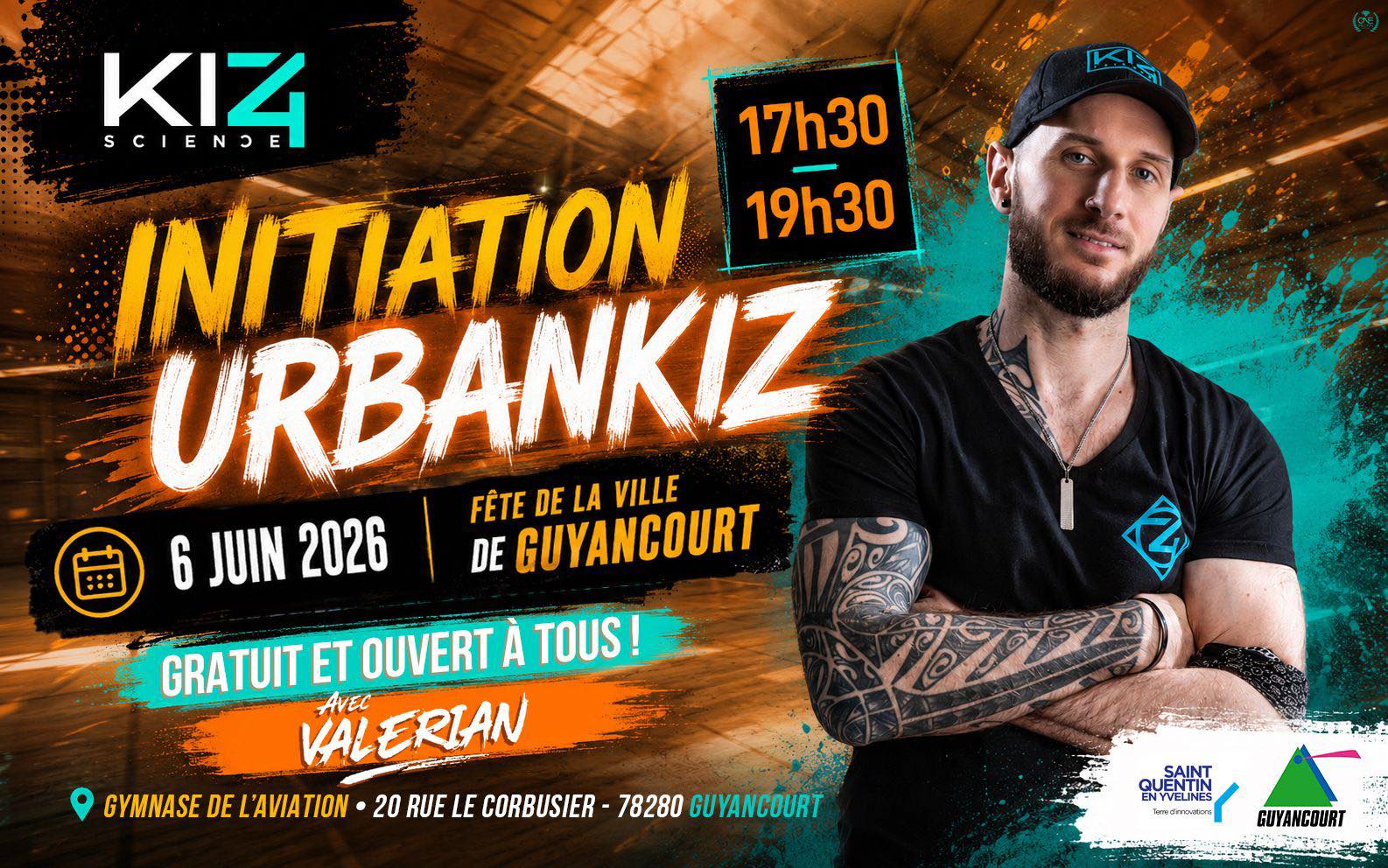 Samedi 06 Juin 2026 - Initiation UrbanKiz gratuite