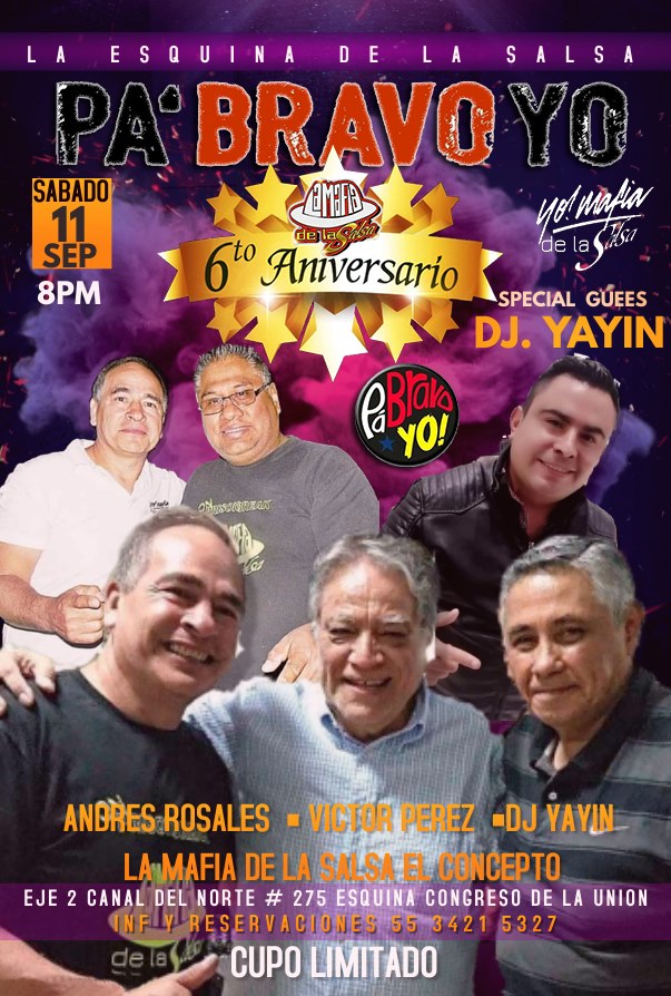 6TO ANIV DE LA MAFIA DE LA SALSA