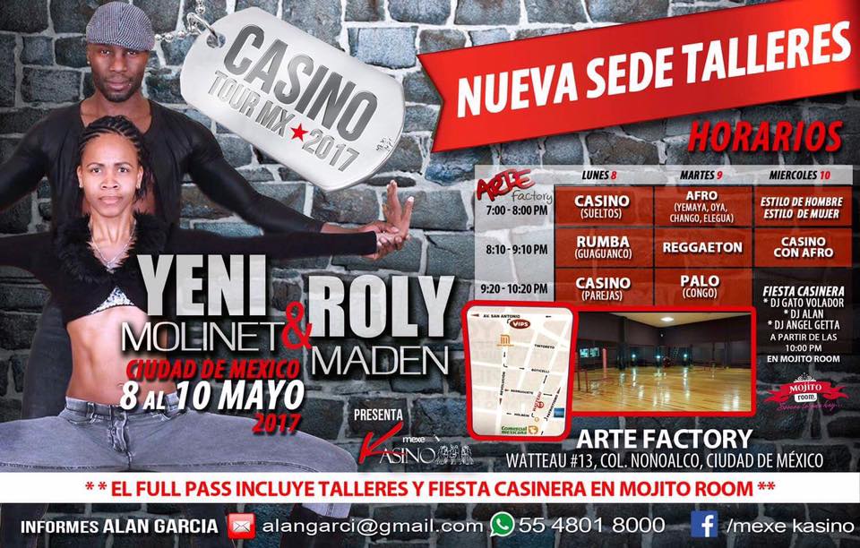 Yeni Molinet & Roly Maden Y DJ Gato Volador ( Casino Tour MX 2017 )