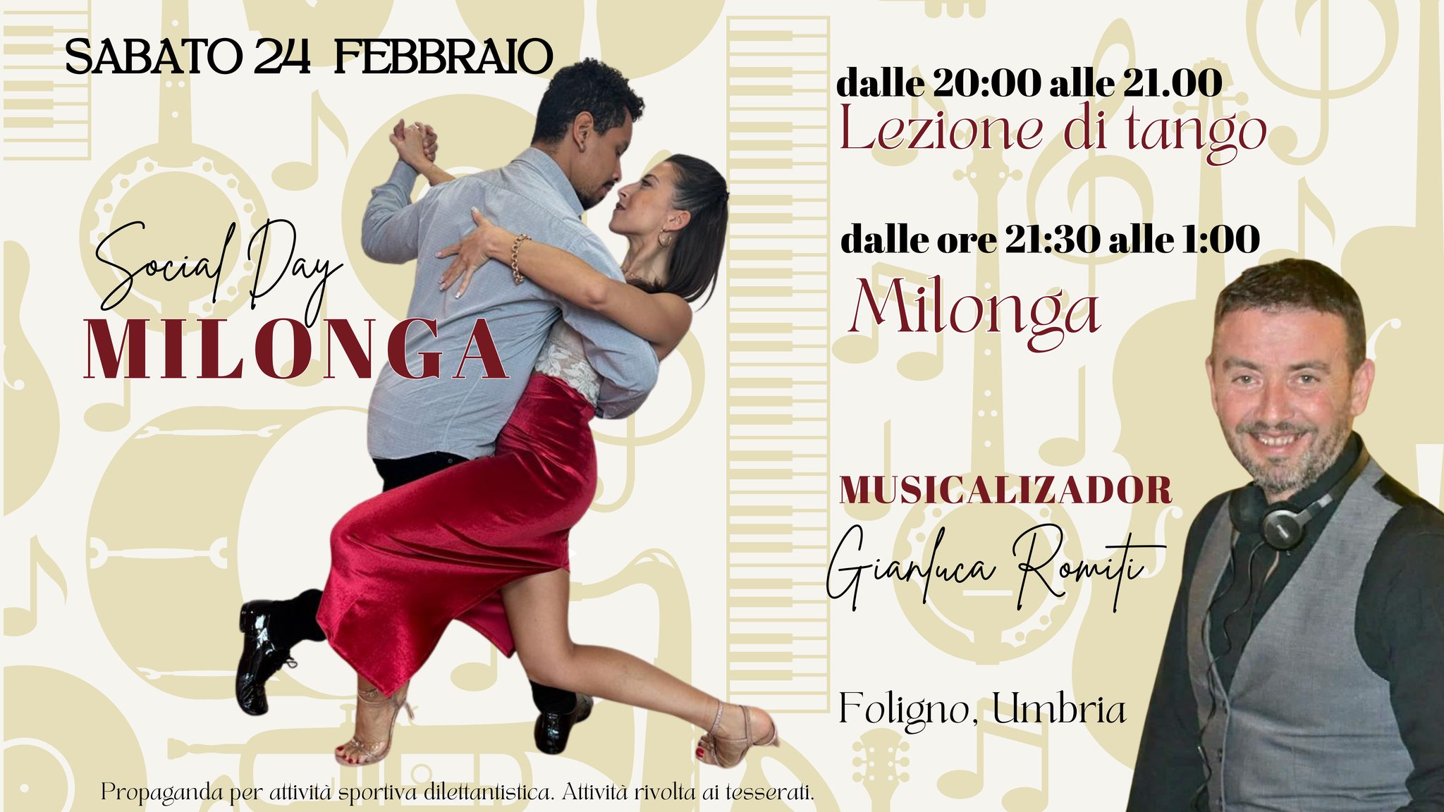 Milonga Social Day di Tierra Querida Tango Argentino