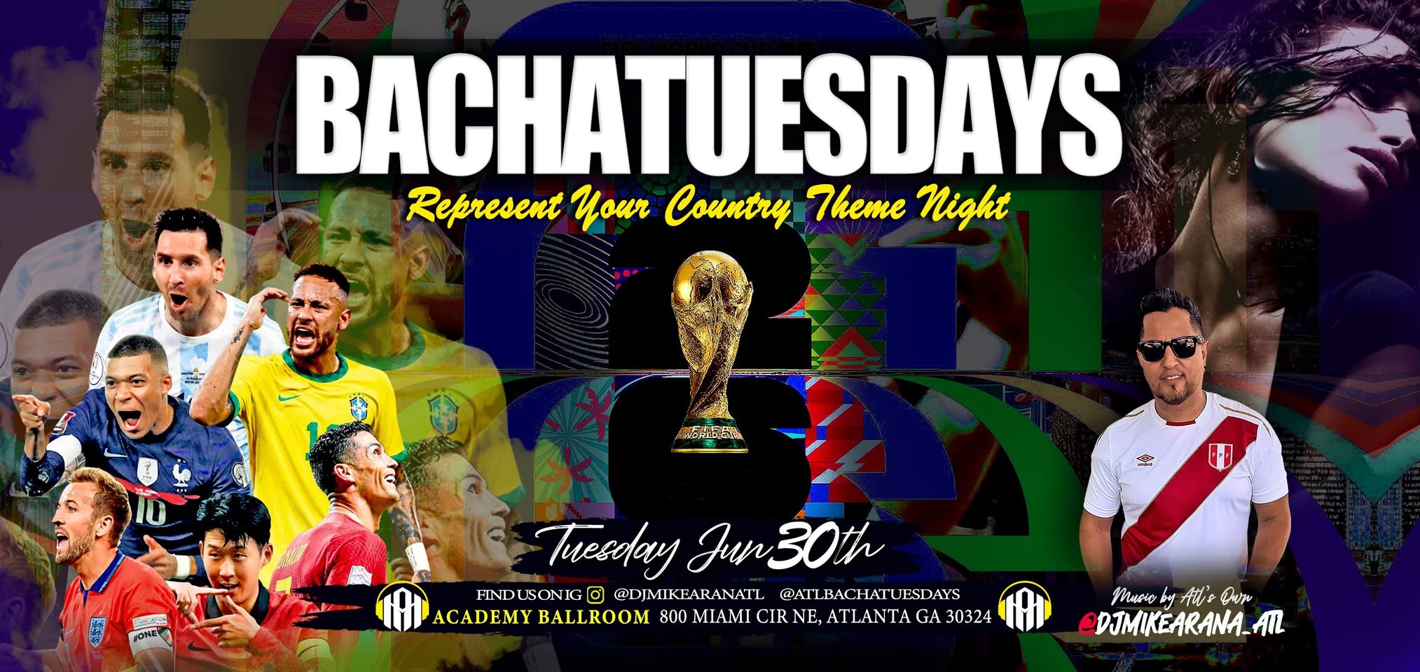 BACHATuesdays Represent Your Country Theme Night