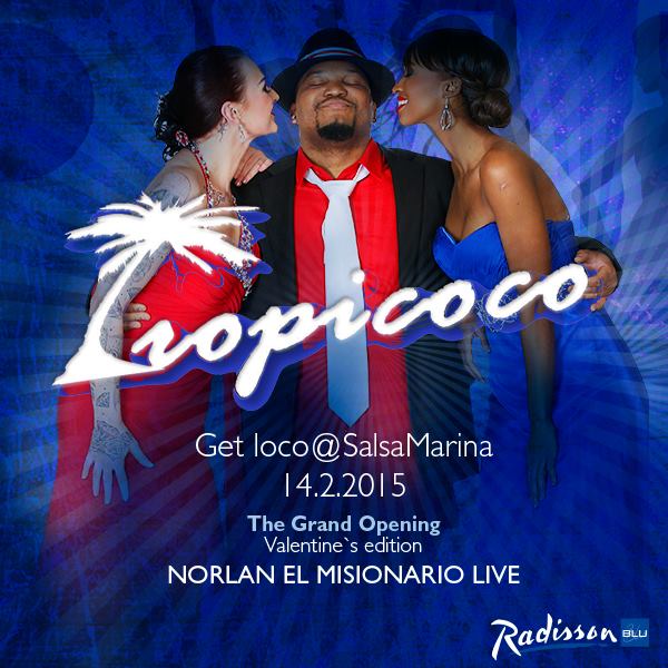 TROPICOCO GET LOCO @ SALSA MARINA GRAND OPENING ON VALENTINE`S 14.2.2015