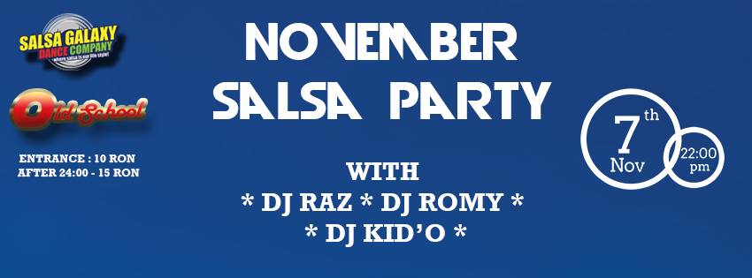 *****NOVEMBER SALSA PARTY by SGDC@Old School*****