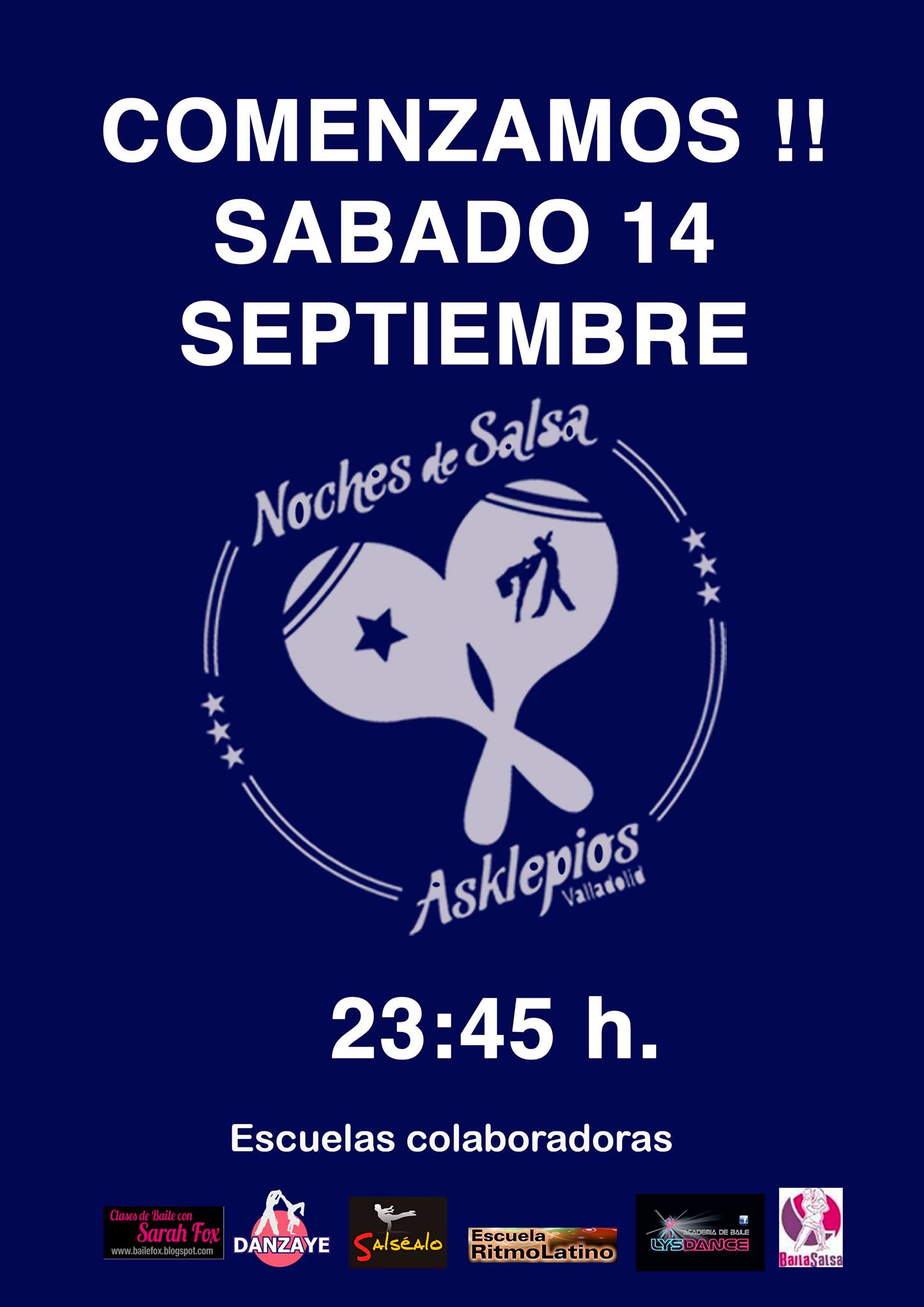COMENZAMOS LA TEMPORADA EN NOCHES DE SALSA ASKLEPIOS