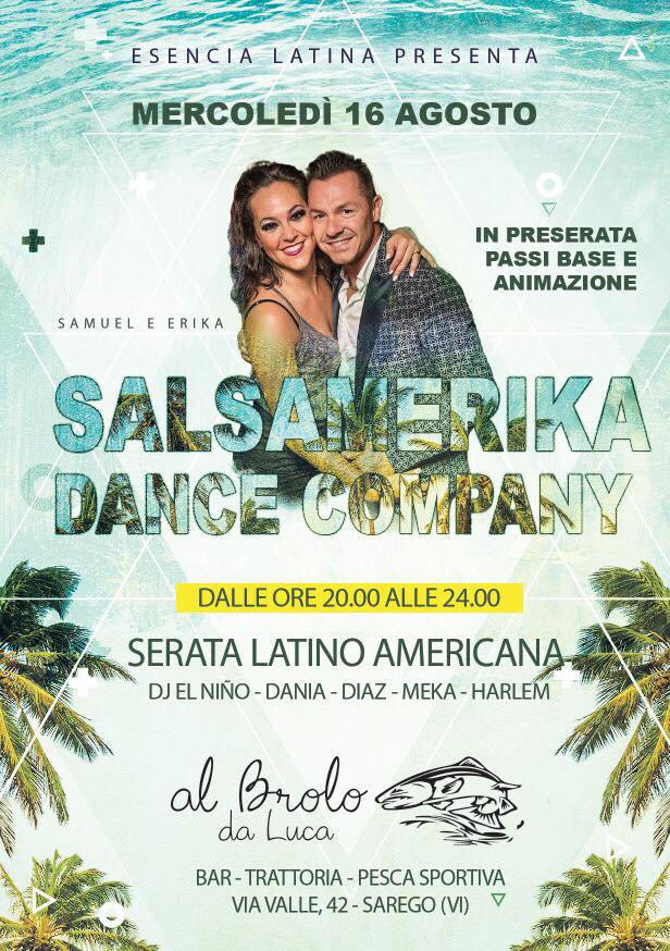 Serata latina con Salsamerika al Brolo