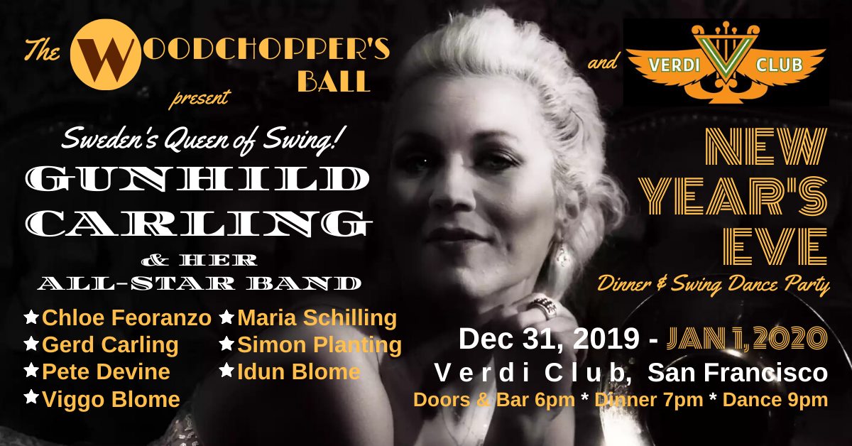 NYE Dinner & Swing Dance Party with Gunhild Carling!