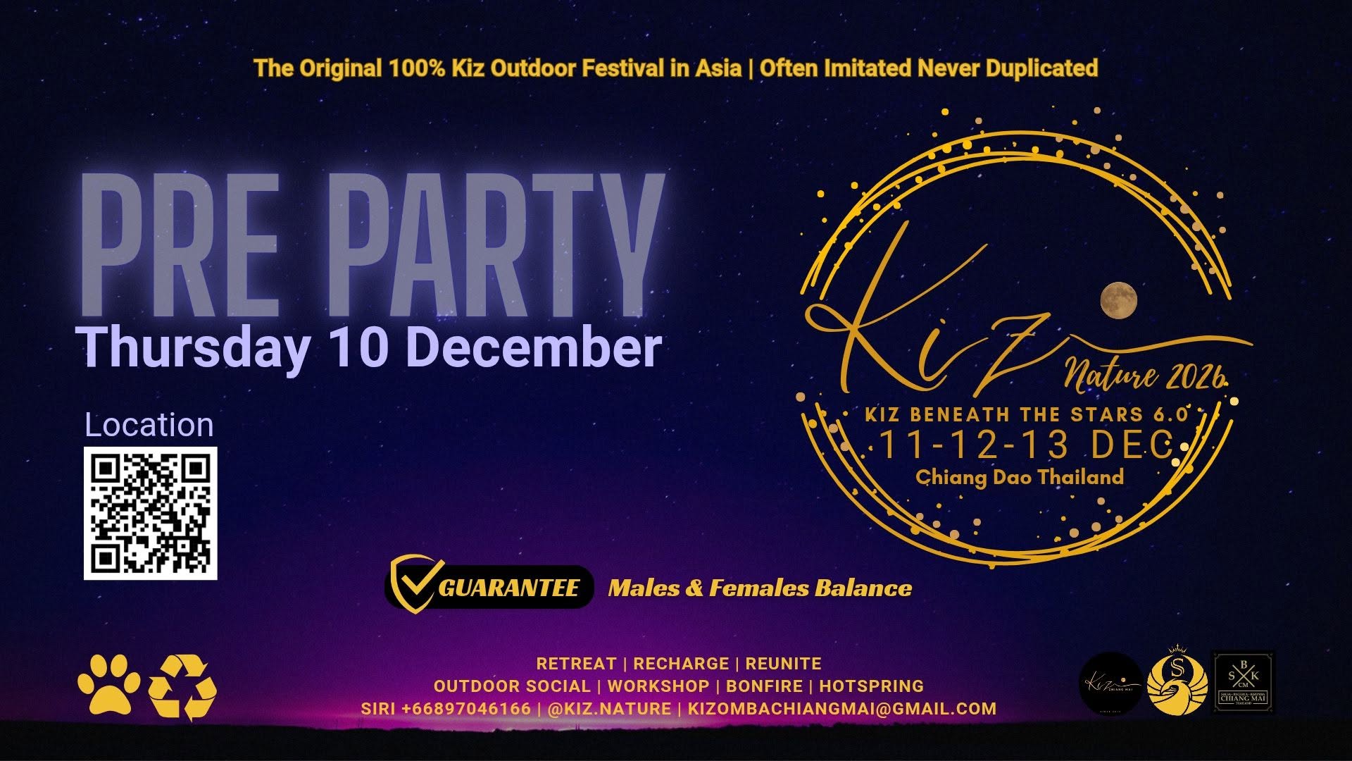 Kiz Nature 2026 Pre Party (Chiang Mai city)