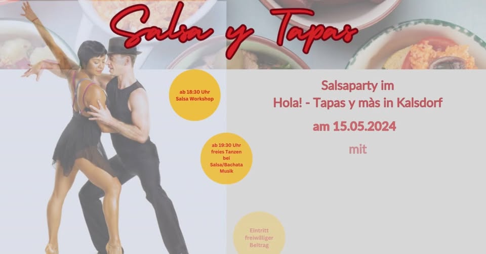 🎉 Salsa Y Tapas Night Tanzen, Lachen, Genießen! 🎉