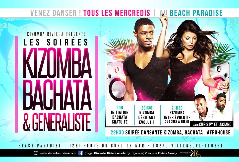 Kizomba Beach Paradise tous les Mercredis
