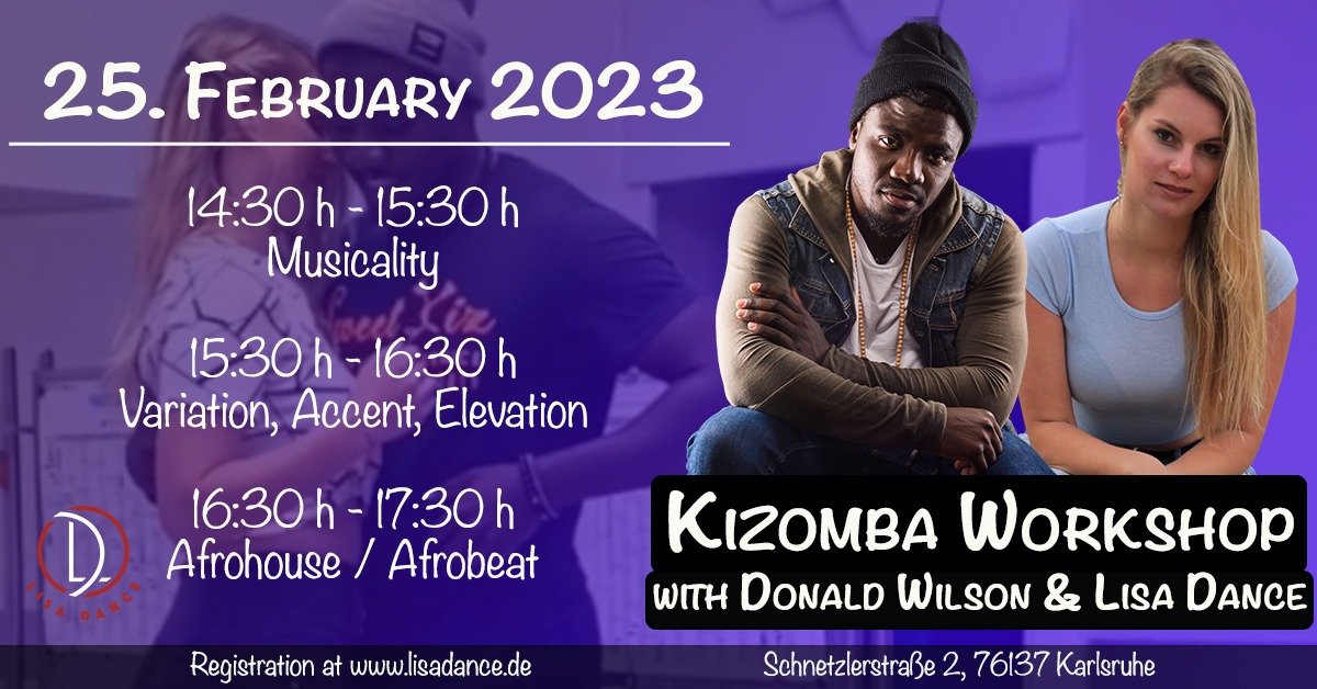 Special Kizomba Workshop with Donald Wilson & Lisa Dance