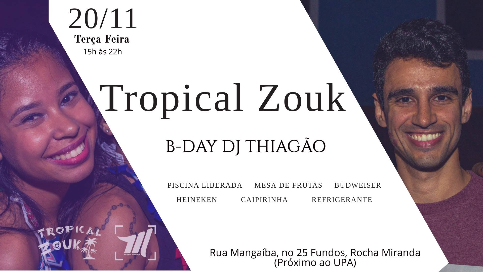 Tropical Zouk de Feriado - B-day DJ Thiagão