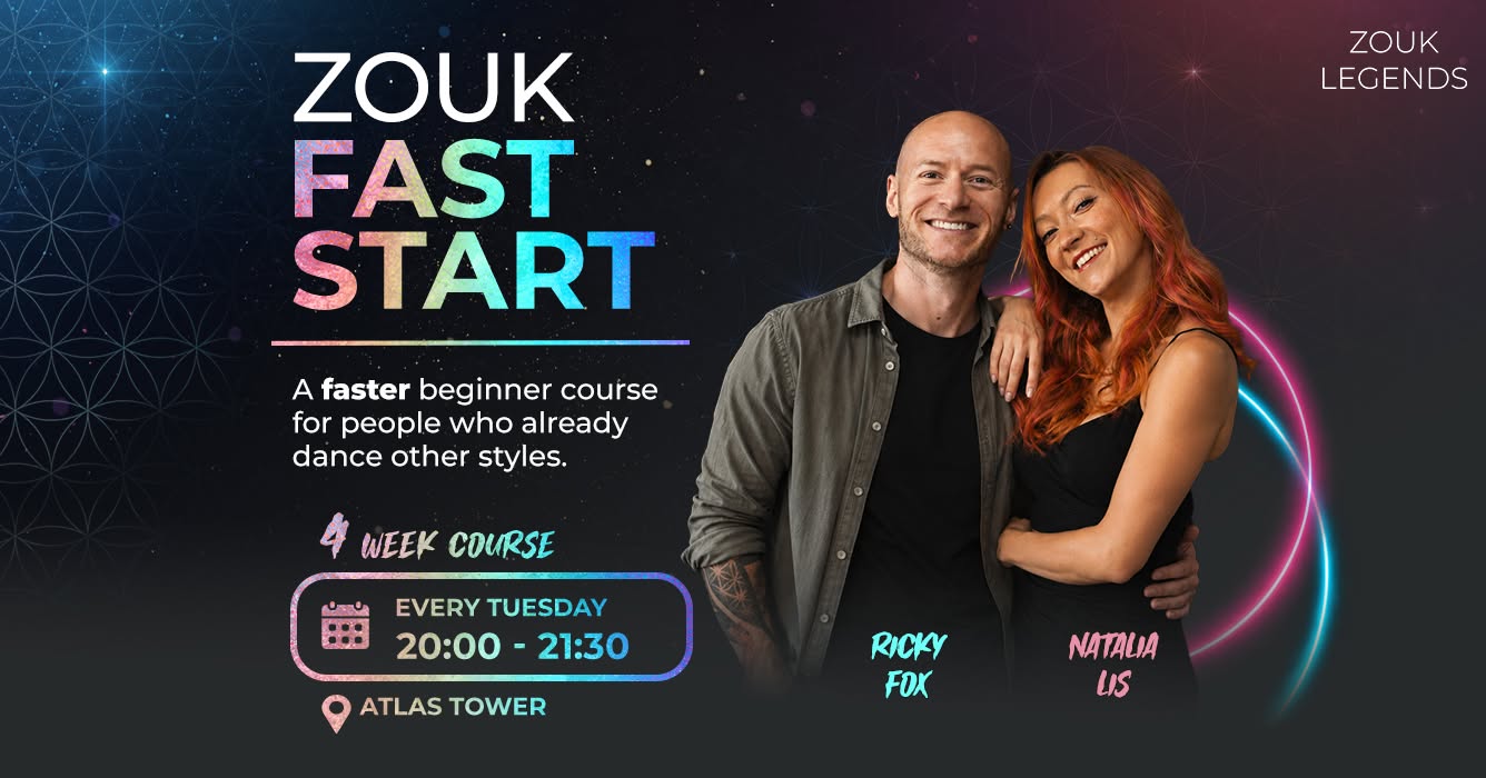 Zouk Fast Start - Learn Zouk In Just 4 Weeks! 🚀 August