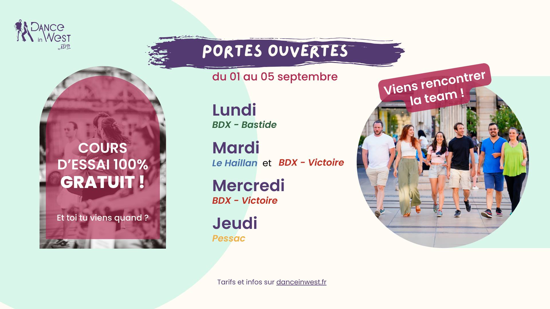 Essais Gratuits West Coast Swing Semaine Découverte