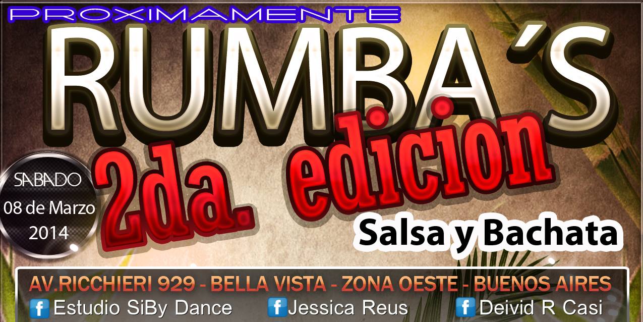 RUMBA´S - Segunda Edición - Salsa & Bachata