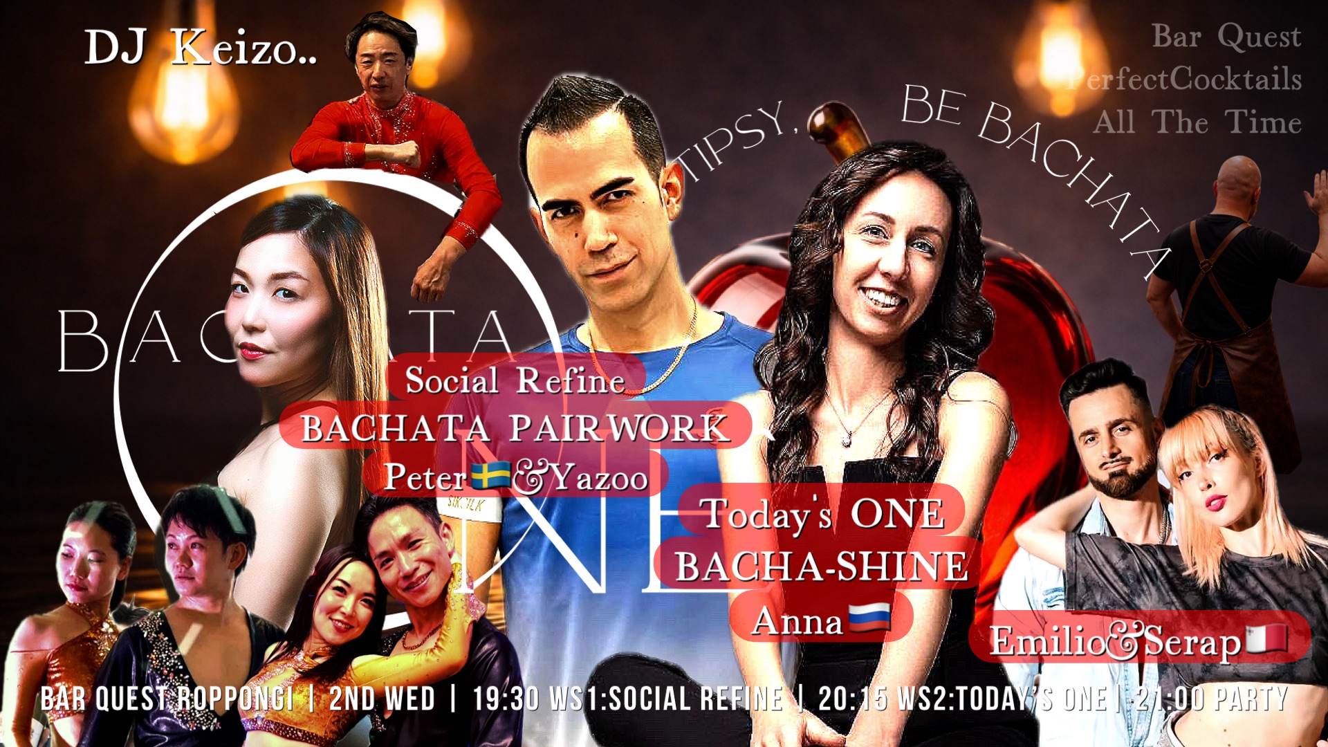 Bachata ONE🍎 Get Tipsy, Be Bachata…!🍷