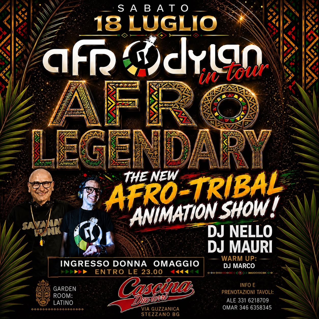AFRO LEGENDARY β
AFRODYLAN β
TRIBAL LIVE SHOW