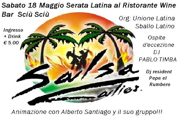Serata Latina Ristorante Wine Bar Sciù Sciù