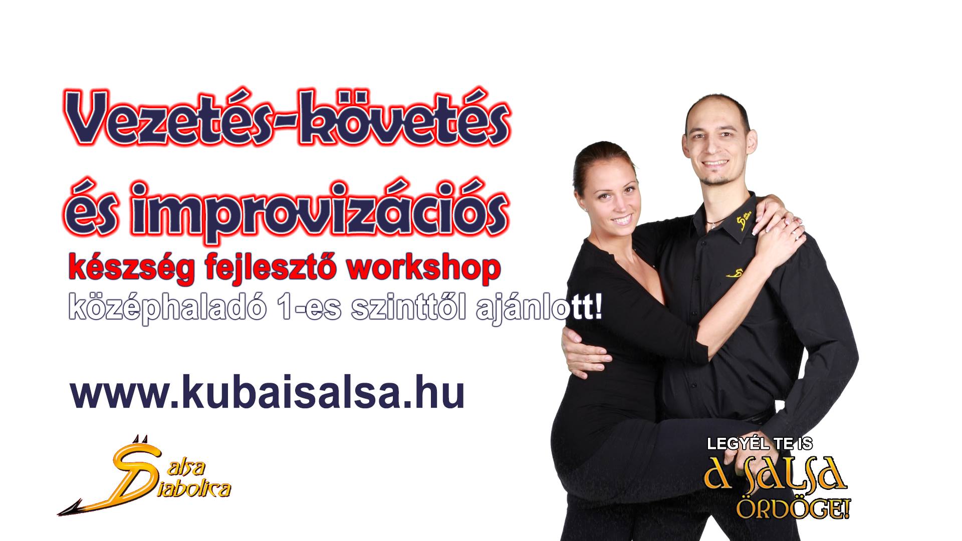 Salsa Vezetés-követés és improvizációs készségfejlesztő workshop