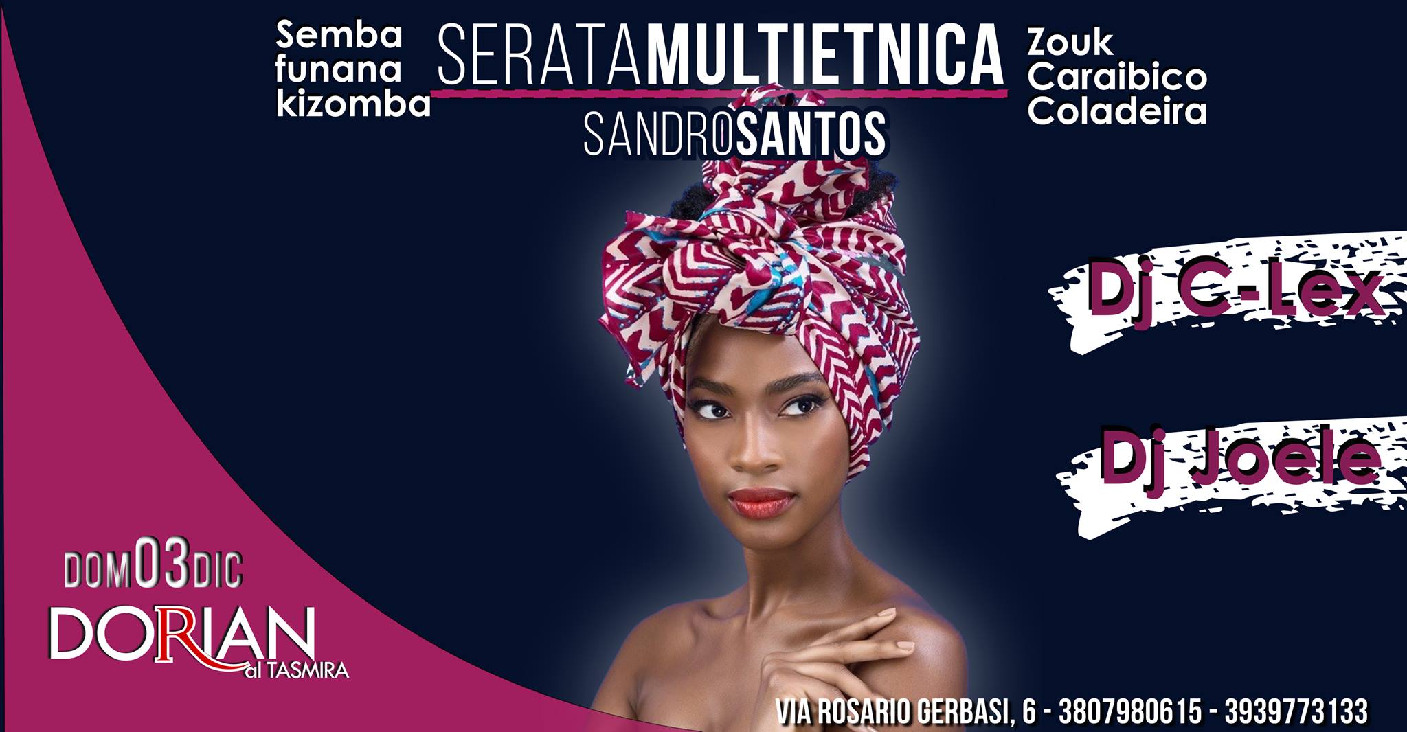 Serata MultiEtnica - Kizomba Caraibico Semba