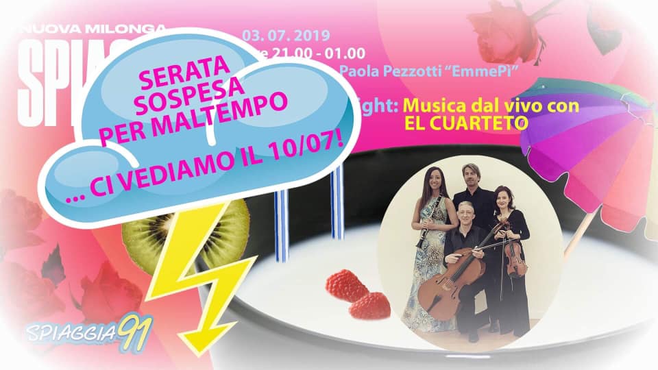 Milonga Spiaggia91 - 3 7 Serata sospesa