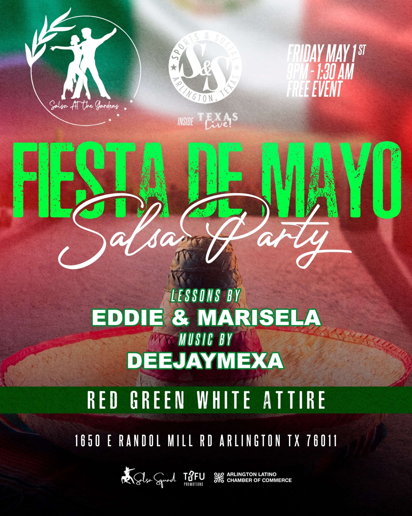 FIESTA DE MAYO SALSA PARTY @Texas Live
