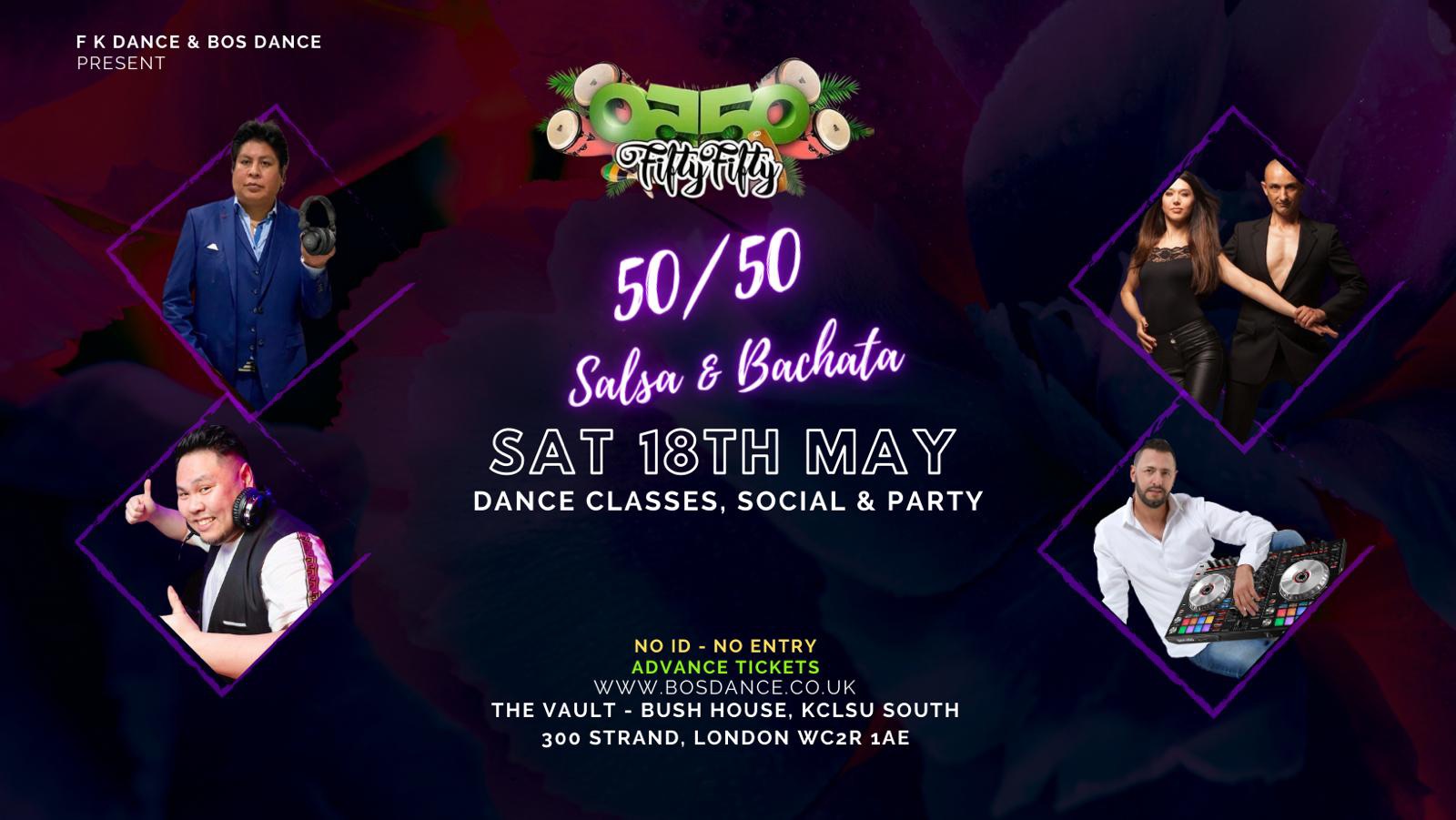 5050 Salsa & Bachata: AT THE VAULT