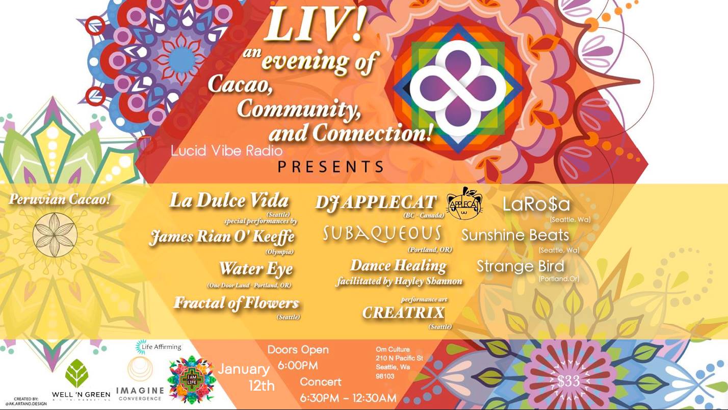Liv! 2019 Cacao Ceremony & Ecstatic Dance Celebration!