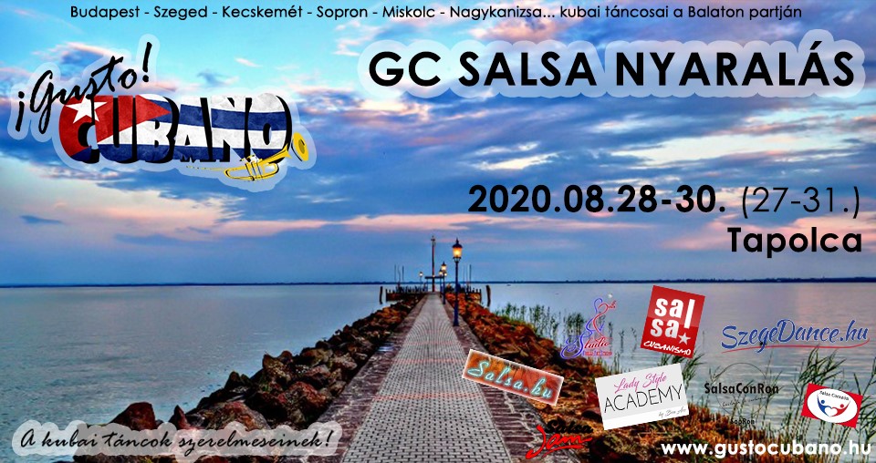 ¡Gusto Cubano! 2020-Balaton summer salsa & bachata festival-camp
