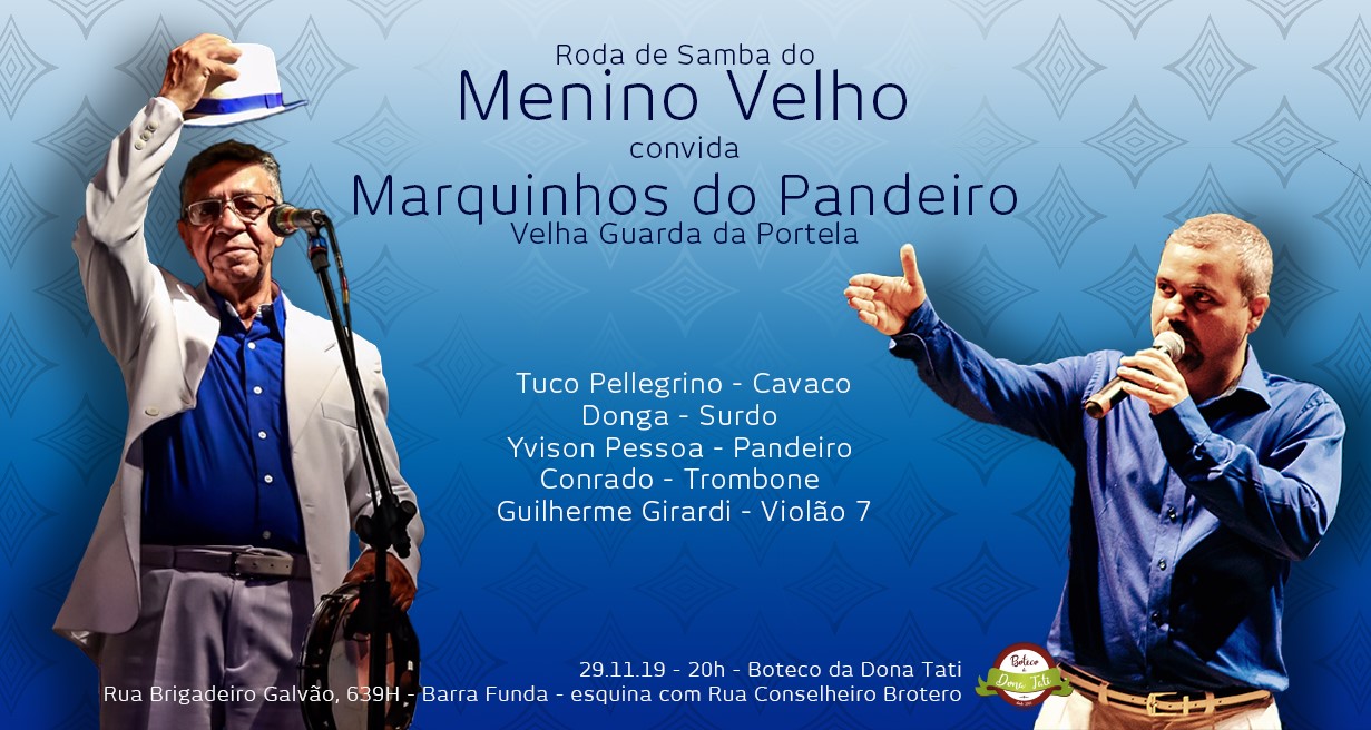 Menino Velho convida Marquinhos do Pandeiro na Dona Tati