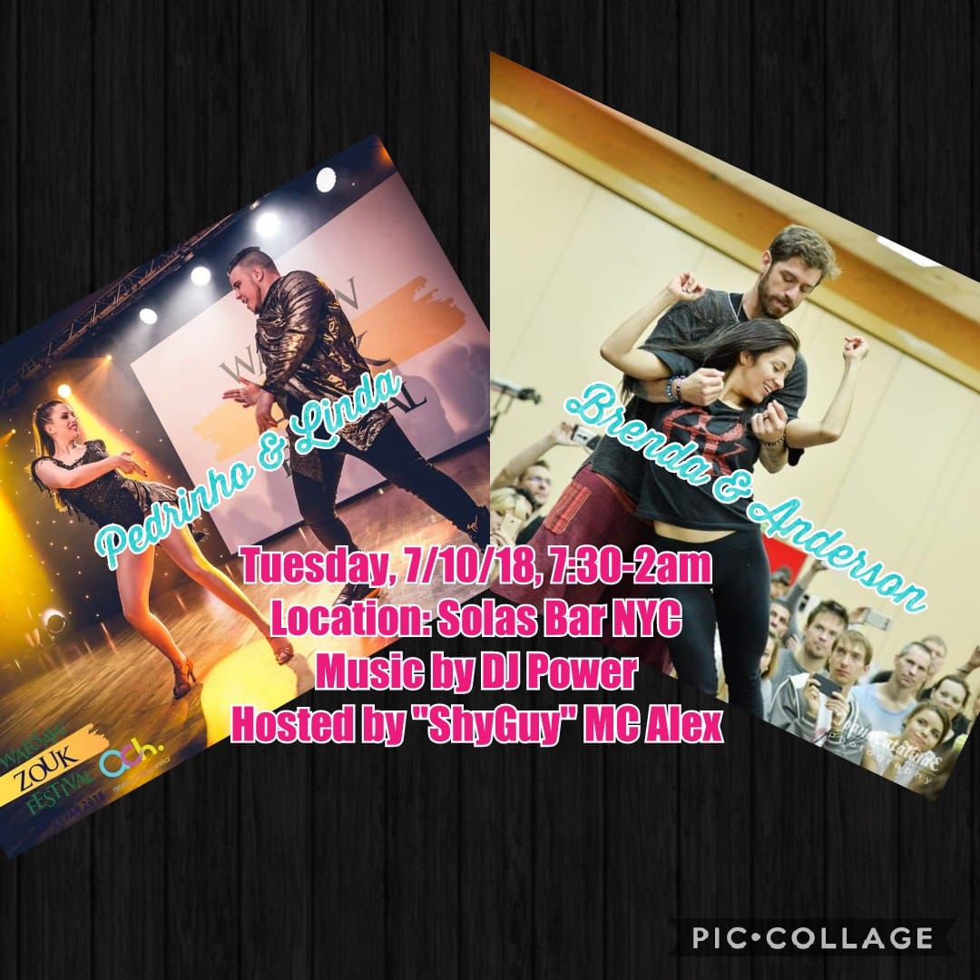 Pedrinho & Linda Brenda & Anderson Workshops & Party @Solas!