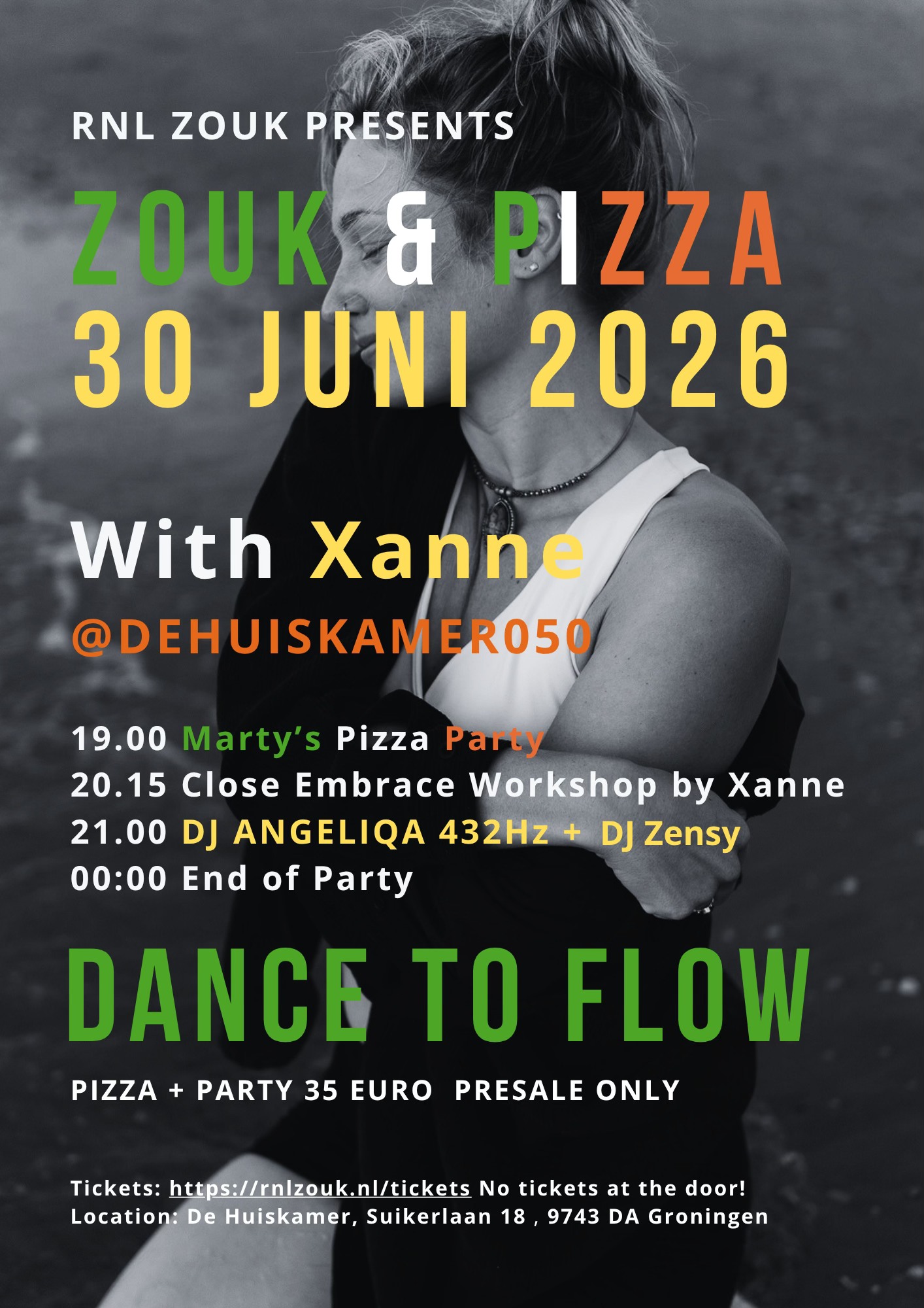 Zouk & Pizza Party with Xanne