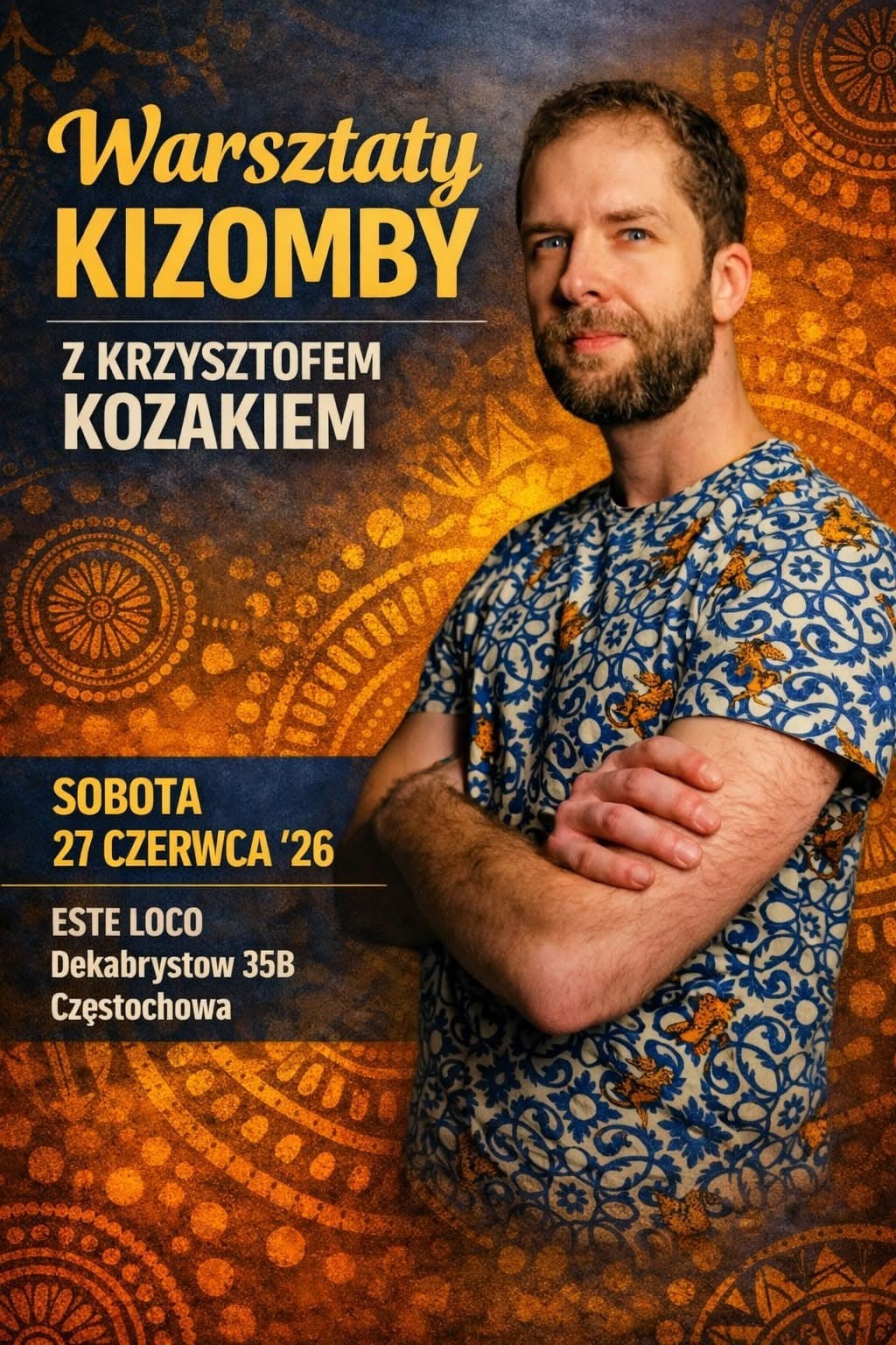 Warsztaty KIZOMBY z Krzysztofem Kozakiem 27.06