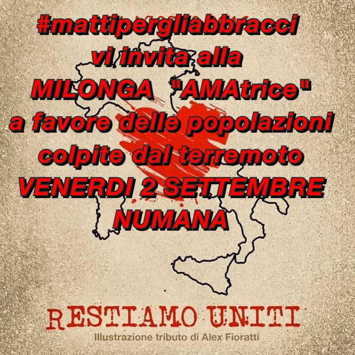 Una Milonga "AMAtriciana" - TJ ADAN -#MattiPerGliAbbracci