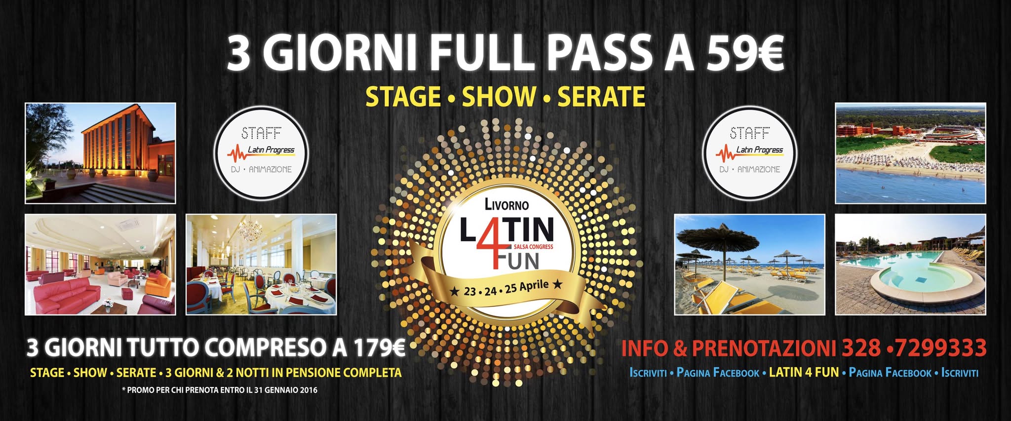 ☆ 23 • 24 • 25 APRILE ☆ LATIN 4 FUN SALSA CONGRESS ☆