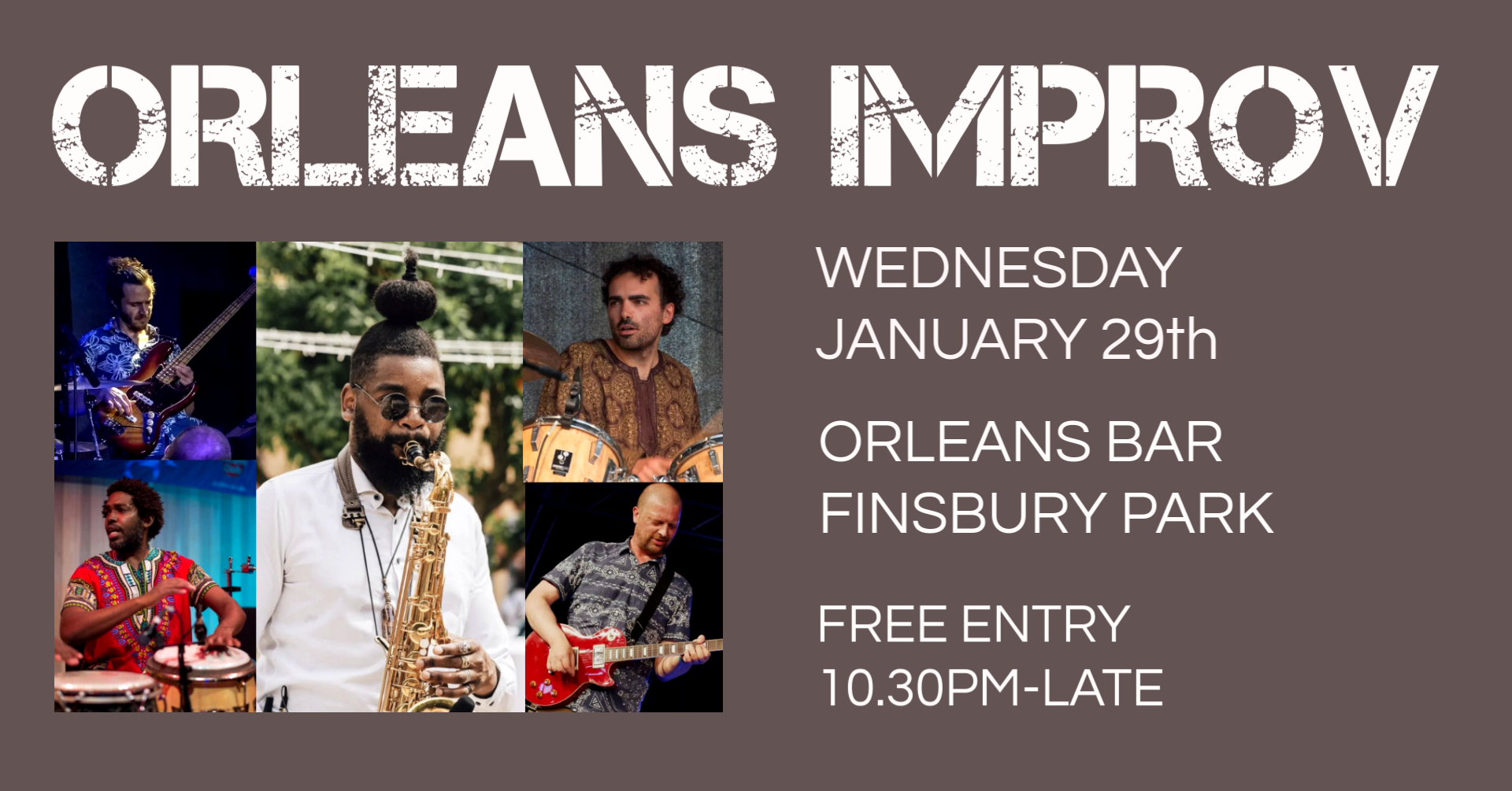 ORLEANS IMPROV - The Purely Improvised Jam Session!